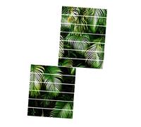 OSALADI 13 Pièces Sticker Escalier Feuille De Palmier Autocollants D'escalier Auto-adhésifs Décalcomanies D'escalier Contremarche Stickers Bureau Stickers Muraux Tuile En Céramique Pvc