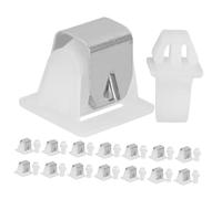 OSALADI 15 Pièces Pièces De Sèche-linge Remplacement Du Loquet Du Sèche-linge Remplacement De La Frappe De Porte De La Laveuse Assemblage De L' De Porte En Plastique Blanche