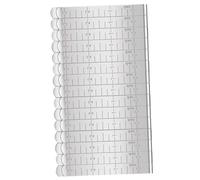 OSALADI 15 Pièces Pinces à Ourlet En Métal Pour Ourlets Règle De Mesure Métallique Accessoires De Matelassage Sans Plis