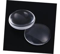 OSALADI 150 pièces Cabochons Ronds Verre Transparent Accessoires DIY pour Fabrication de Bijoux Breloques et Charms Gemme Durable et Pratique