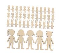 OSALADI 150 pièces Formes à Décorer pour Garçon Fille Tranches Lisses pour Projets Artistiques Éducatif Créatif pour Maternelle