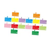 OSALADI 16 pièces Marque Pages de Lecture pour Garçon Fille Outils avec Espacement des Doigts Guide de Lecture pour Dyslexie Accessoires Pédagogiques Pratiques pour Étudiants et Lecteurs
