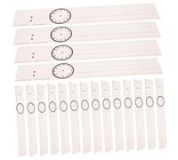 OSALADI 18 Feuilles Bandes Apprentissage de Mots Effaçables pour Garçon Fille Bandes de Phrases Réglées pour Classe et Bureau Aide Pédagogique Pratique pour Manuscrite et Cursive