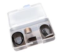 OSALADI 18 pcs Kit Outils pour Cuir Poinçon Coupeur Multifonctions pour Artisanat Trimmer Coins de Porte-monnaie et Compact pour Bricolage Cuir