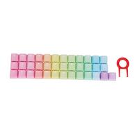 OSALADI 1ensemble Kit De Keycaps pour Clavier Mécanique Accessoires Personnalisés Et Facile à Installer Design Élégant avec Écriture Rainbow