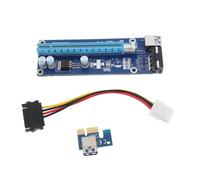 OSALADI 1ensemble Pci-e à Riser avec Double LED Et Alimentation Stable pour Mining Gpu Kit Complet avec USB Et Adaptateurs Inclus