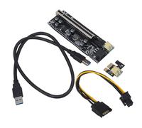 OSALADI 1ensemble Pcie Riser Card Connecteur Extension pour Gpu Externe Adaptateur De Carte Graphique pour Amélioration Performance Ordinateurs Portables Et Stations De Travail