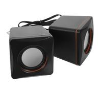 OSALADI 1paire Mini Enceinte USB Câblée Portable pour Bureau Haut-Parleur Compact pour Ordinateur Et Ordinateur Portable Compatible avec Divers Appareils