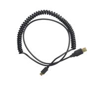 OSALADI 1pièce Câble USB Type-c Spiralé pour Claviers Mécaniques Connecteur Renforcé Et Design Pratique Câble De Données Spirale pour Mécanique