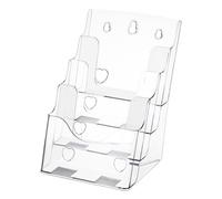 OSALADI 1pièce Support De Brochures Acrylique à Quatre Présentoir Transparent pour Documents Et Organisateur De Bureau pour Flyers Et Brochures