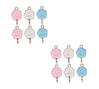 OSALADI 2 Ensembles Accessoires De Bijoux En Alliage Pendentif Charmes Enfants Pour La Fabrication De Bijoux Petit Charmes Pour L'artisanat Supplies De Bijoux Jolis Pendentifs 6 Pièces * 2