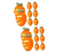 OSALADI 2 Ensembles Accessoires Feutre De Laine DIY Petites Carottes pour Costumes Décoration De Vêtements Et Fêtes Ornements Feutre pour Artisanat 8 Pièces * 2