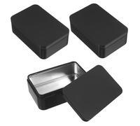 OSALADI 2 Ensembles Boîte De Rangement Tôle pour Cartes À Jouer De Élégantes pour Jeux De Cartes pour Poker Et 3 Pièces * 2