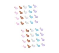 OSALADI 2 Ensembles Charms Résine Pour Création De Bijoux Diy Accessoires De Fabrication Pour Colliers Bracelets Boucles Oreilles Couleurs Mixtes 30 Pièces * 2