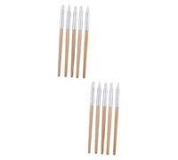OSALADI 2 Ensembles Ensemble D'outils De Poterie Coupe Polymère Fonctionnement Fraises Pâte À Modeler Outil De Sculpture Outil De Modèle De Poterie Outils en Céramique en Bois 5 Pièces * 2