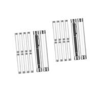 OSALADI 2 Ensembles Étui À Crayons Transparent pour Les Examens Étuis De Rangement pour Stylos Simples Tubes De Rangement pour Stylos Seul Boite Rangement Plastique Acrylique 10 Pièces * 2