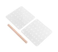 OSALADI 2 Ensembles Leather Letter Number Stamp Punch Set With Wood Tool Plastic DIY Leathercraft Embossing Carving Accessories For Precise Alphabet And Number Imprints