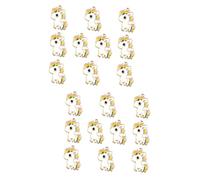 OSALADI 2 Ensembles Pendentifs Alliage Colorés Forme De Licorne Pour Création De Bijoux Accessoires Parfaits Pour Colliers Et Bracelets Diy 10 Pièces * 2