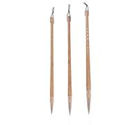 OSALADI 2 Ensembles Pinceaux De Calligraphie Chinoise Pour Débutants De Pinceaux Portables Bois Grand Moyen Petit Pour Pratique De Et Art Calligraphie 3 Pièces * 2
