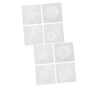 OSALADI 2 Ensembles Pochoirs De Peinture Modèles Décoratifs Pour Diy Et Artisanat Réutilisables Sécurisés Pour Motifs Différents Créativité Illimitée 8 Pièces * 2