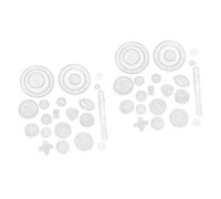 OSALADI 2 Ensembles Set Gabarits de Dessin pour Garçon Fille Kit de Règles pour Peinture et Dessin pour Développer Intelligence Créativité