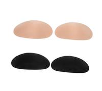 OSALADI 2 paires Épaulettes Invisibles Mousse Coussinets Adhésifs Confortables Élargisseur Dépaules Réutilisable pour Costumes et Chemises Maintien et Rehausse des Épaules Unisexe et Noir