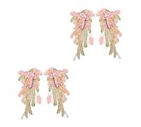 OSALADI 2 Paires Patches Brodés Ange Diy pour Vêtements et Accessoires Décoration Adorable et Multifonctionnelle
