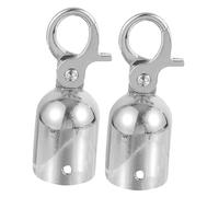 OSALADI 2 Pcs Pince à order capuchon d'extrémité de corde de câble de bouchon de cloche longe crochet bouchon d'extrémité de câble de garde-corps bloc de câble Bienvenue