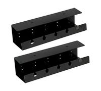 OSALADI 2 Pcs Rack de Gestion des Câbles en PS Chemin de Câbles Robuste Compartiments Multiples pour Rangement Bureau Résistant la Déformation et Esthétique