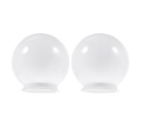 OSALADI 2 Pièces Abat-jour Boule Abat-jour Globe De Terrasse Suspension Abat-jour Décor Extérieur Abat-jour En Forme De Boules Abat-jour Muraux Lampe Acrylique Blanche Branches Ballon Rond