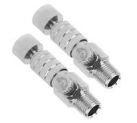OSALADI 2 Pièces Adaptateur Airbrush avec Valve de Réglage Du Débit Air Raccord Rapide pour Compresseur Contrôle Précis Du Flux pour Aérographe Artistique