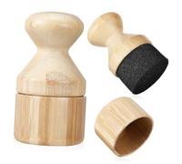 OSALADI 2 Pièces Applicateur Cire et Huile pour à Brosse pour Entretien Surface Wax Applicator pour Blocs Boucher et Ustensiles de Cuisine