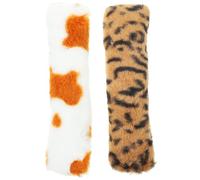 OSALADI 2 Pièces Chat d'oreiller Herbe à Chat Intégrée | Tissu Coton et Peluche, Interaction à Coups de Patte, Réutilisable, pour Chatons Dentition et Jeu Intérieur