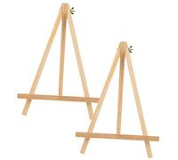 OSALADI 2 pièces Chevalet de Table Pliable Support Art Stand pour Mini Toiles Peinture et Photos pour Décoration Expositions et Activités Artistiques