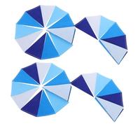 OSALADI 2 Pièces Drapeau De Décoration De Fête Banderole Fanion Bannière Drapeaux De Bannière De Fête Fanion De Décoration De Parti Guirlande Triangulaire Drapeaux Tissu Non Tissé