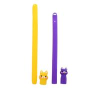 OSALADI 2 Pièces Étui de Protection de deuxième génération plumier Bloc stylos Prise Indiquer pour Pot à Crayon Pencil Case Capuchon de Crayon Roman Couverture de Stylo Lisse Gel de silice