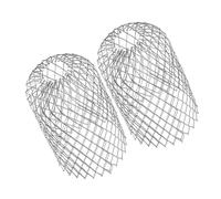 OSALADI 2 pièces Filtre de Gouttière Aluminium de de Descente pour Éviter Blocage de Débris Protection Durable pour Entretien et Efficacité de Drainage