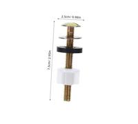 OSALADI 2 pièces Kit de Vis pour Réservoir Wc avec Joints Étanches Boulons Robustes pour Fixation Siège Toilette Installation Facile et Maintenance Simple pour Usage Domestique et Public