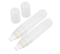 OSALADI 2 pièces Marqueurs Rechargeables à Tête Plate Stylos Peinture Liquide Résistant Aux Intempéries pour Signalétique Extérieure et Coloriage Tubes Vides Faciles à Remplir pour Art