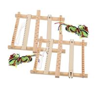OSALADI 2 pièces Métier à Tisser Petit Format DIY pour Garçon Fille Cadre Manuel de Tissage Éducatif Favorisant Créativité et Développement Intellectuel