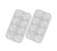 OSALADI 2 Pièces Moulages Silicone pour Résine Forme de Facettée Moules DIY Décoration Maison et Bijoux