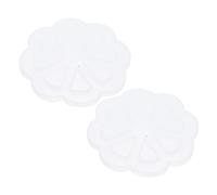 OSALADI 2 Pièces Moule Silicone pour Dessous de Diy Lot de Créativité Facile à Nettoyer et Réutilisable pour Fabrication de Tapis de Personnalisés