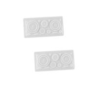 OSALADI 2 Pièces Moule Silicone pour Règle de Dessin Diy Plateau de Masquage Durable et Lisse pour Fournitures Scolaires et Artisanales