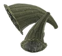 OSALADI 2 Pièces Panier Corne D'abondance, Décor Rustique | Centre de Table pour Thanksgiving, Style Ferme, Réutilisable, pour Épis de Blé et Noix