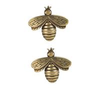 OSALADI 2 Pièces Pendentif Vintage Abeille pour Porte Clés Charm Décoratif Unique et Créatif Laiton Accessoire pour Offrir ou Personnaliser Vos Objets