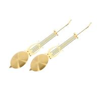 OSALADI 2 pièces Pendule Murale Métallique Lot pour Réparation Horloge Murale DIY Remplacement et Pratique