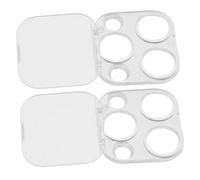 OSALADI 2 Pièces Phone Camera Lens Cover Transparent Self Adhesive Rear Lens Protector for Enhanced Clarity and Full Protection