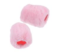 OSALADI 2 pièces Protection Vent pour Microphone Peluche Housse Légère Laine Synthétique Protège Bruit de Vent et Éclaboussures Compatible Ktv et Condensateurs