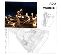 OSALADI 2 Pièces Rallonge de Câble LED pour Guirlandes Lumineuses Câble Dextension Flexible à Lusure Adapté Aux Décorations de Fête et Éclairage Intérieur Extérieur