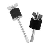 OSALADI 2 pièces Support de Hihat avec Feutre Empileur Stable Double pour Batterie Fixation pour Cymbales Professionnelles Ensemble Noir